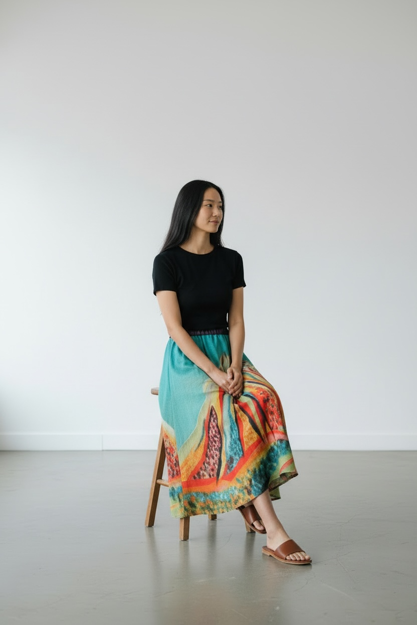 Art Gather Skirt